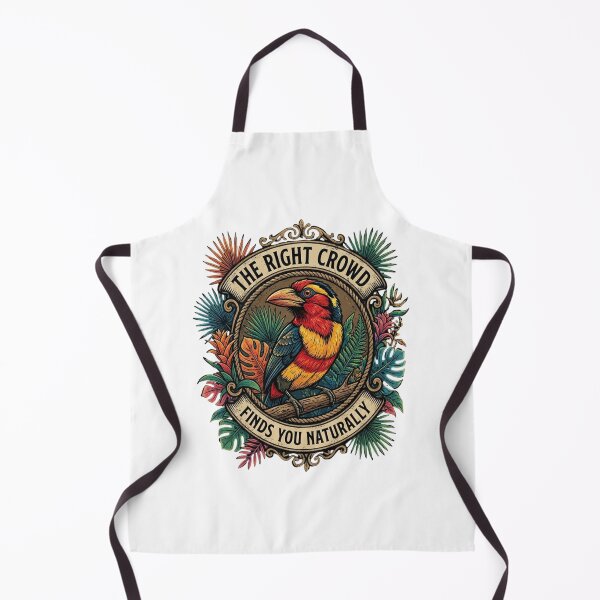 Item preview, Bearded Barbet The Right Crowd Finds You Naturally designed and sold by Max Store.