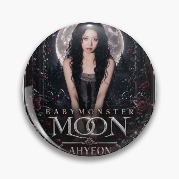 Item preview, Majestic Ahyeon BABYMONSTER Vampire Moon Graphic Design designed and sold by Valereekmerch.