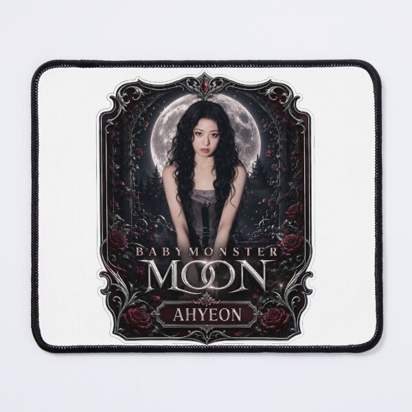 Item preview, Majestic Ahyeon BABYMONSTER Vampire Moon Graphic Design designed and sold by Valereekmerch.