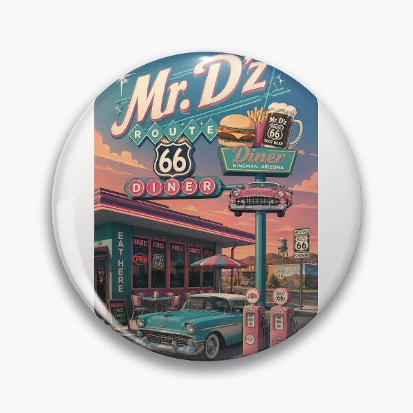 Item preview, Mr D'z Route 66 Diner Kingman Arizona Roadside Classic designed and sold by Places On Earth.