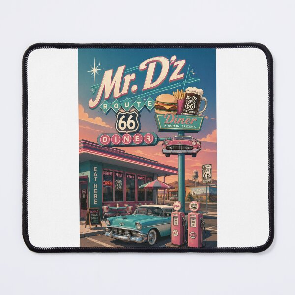 Item preview, Mr D'z Route 66 Diner Kingman Arizona Roadside Classic designed and sold by Places On Earth.