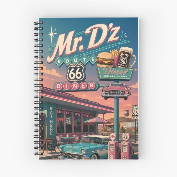 Item preview, Mr D'z Route 66 Diner Kingman Arizona Roadside Classic designed and sold by Places On Earth.