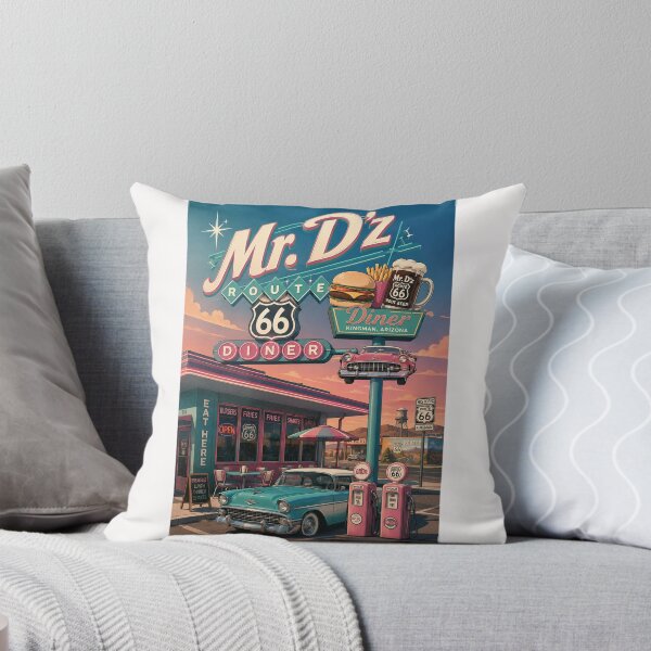 Item preview, Mr D'z Route 66 Diner Kingman Arizona Roadside Classic designed and sold by Places On Earth.