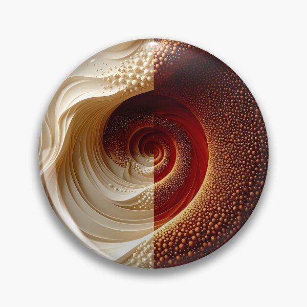 Item preview, Swirling Waves in Contrasting Colors designed and sold by Vicky Brago-Mitchell®.