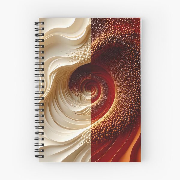 Item preview, Swirling Waves in Contrasting Colors designed and sold by Vicky Brago-Mitchell®.
