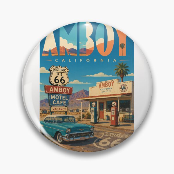 Item preview, Amboy California Historic Route 66 Roy's Motel and Mojave Desert Landmark designed and sold by Places On Earth.
