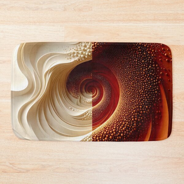 Item preview, Swirling Waves in Contrasting Colors designed and sold by Vicky Brago-Mitchell®.