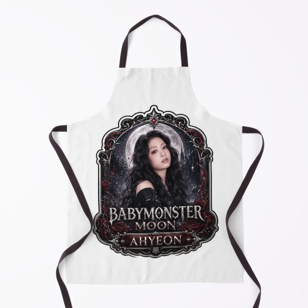 Item preview, BABYMONSTER Ahyeon Dark Crimson Moon Gothic Fanmade Merch designed and sold by Valereekmerch.