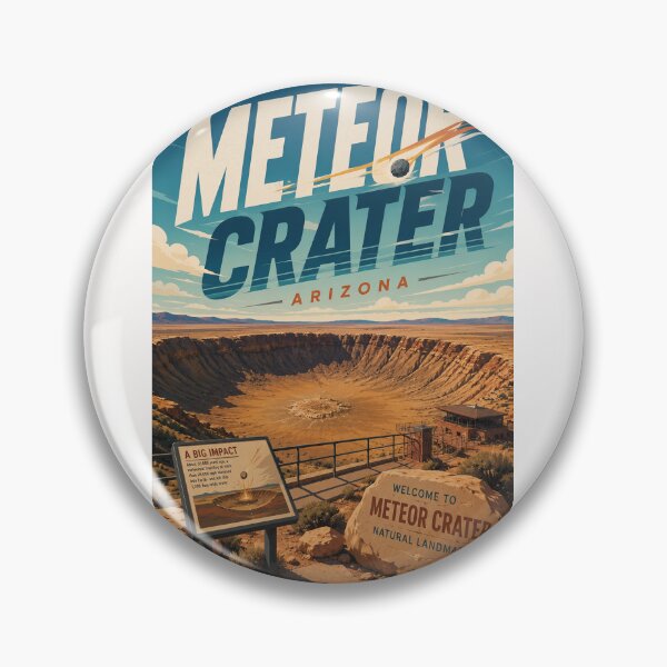 Item preview, Meteor Crater Arizona National Natural Landmark Near Winslow designed and sold by Places On Earth.
