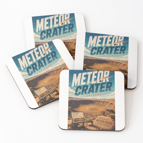 Item preview, Meteor Crater Arizona National Natural Landmark Near Winslow designed and sold by Places On Earth.