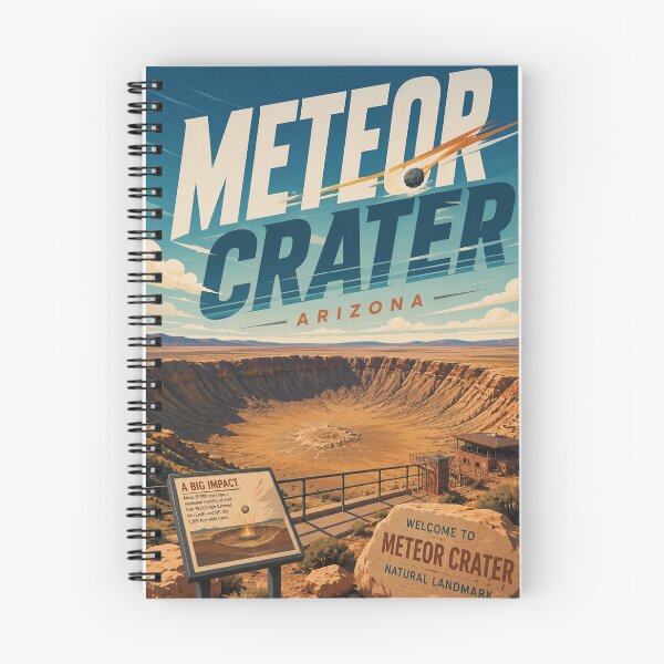 Item preview, Meteor Crater Arizona National Natural Landmark Near Winslow designed and sold by Places On Earth.