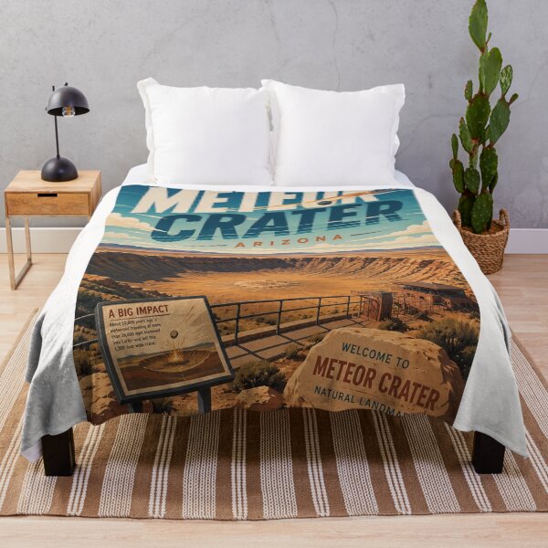 Item preview, Meteor Crater Arizona National Natural Landmark Near Winslow designed and sold by Places On Earth.