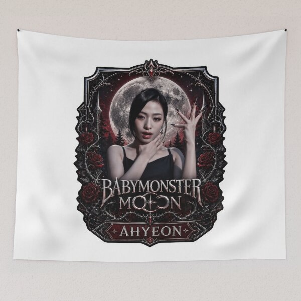 Item preview, Ahyeon BABYMONSTER Gothic Vampire Night Fan Art designed and sold by Valereekmerch.