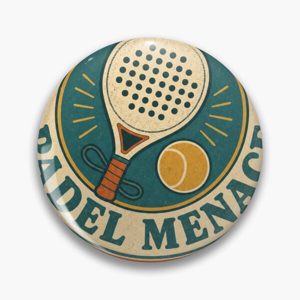 Item preview, Certified Padel Menace Retro Seal Badge designed and sold by BoosterShop.