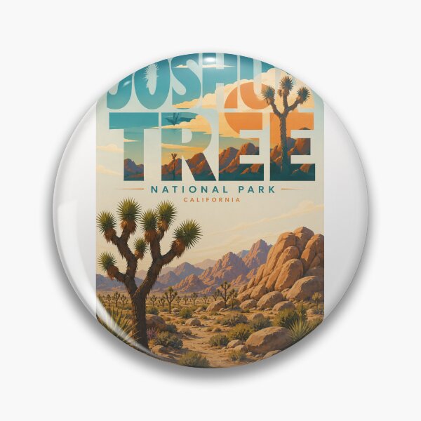 Item preview, Joshua Tree National Park California Mojave and Colorado Desert Landscape designed and sold by Places On Earth.