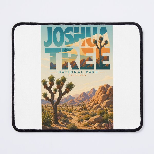 Item preview, Joshua Tree National Park California Mojave and Colorado Desert Landscape designed and sold by Places On Earth.