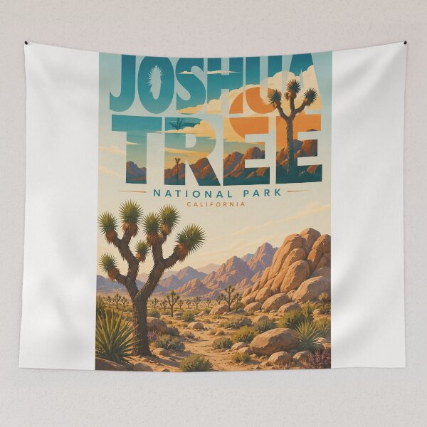 Item preview, Joshua Tree National Park California Mojave and Colorado Desert Landscape designed and sold by Places On Earth.