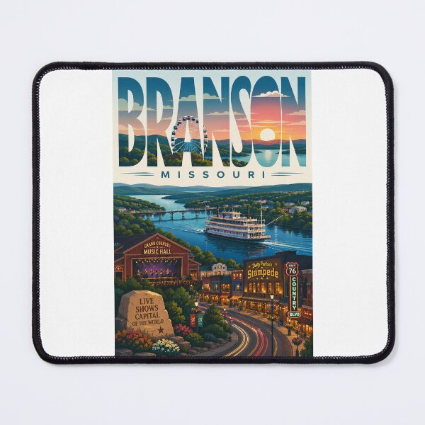 Item preview, Branson Missouri Table Rock Lake Entertainment District and Show Capital designed and sold by Places On Earth.