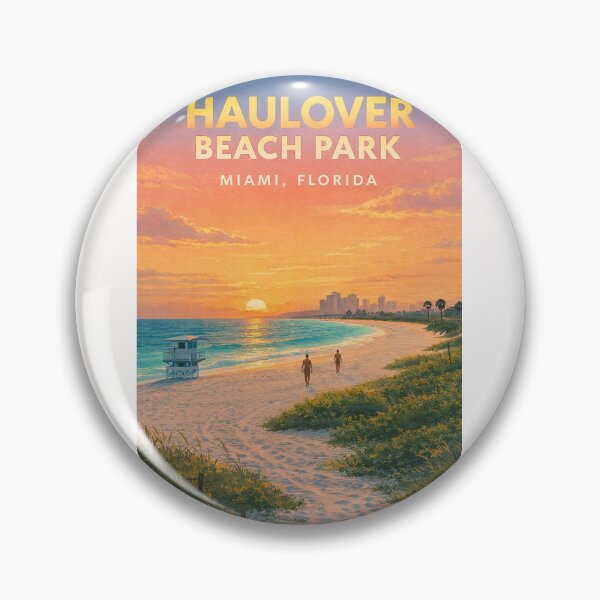 Item preview, Haulover Beach Park Miami Florida Atlantic Coast Sunset designed and sold by Places On Earth.