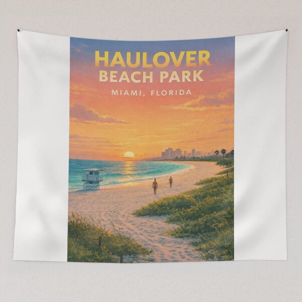 Item preview, Haulover Beach Park Miami Florida Atlantic Coast Sunset designed and sold by Places On Earth.