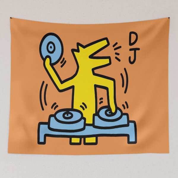 Item preview, DJ Cartoon designed and sold by NoThoughtsCat.
