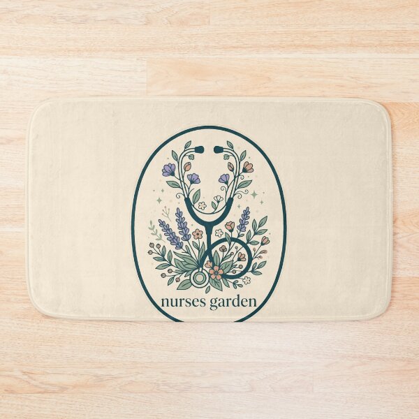 Item preview, Nurses Garden Retro Floral Stethoscope Nurse Gift Design designed and sold by Dantin.