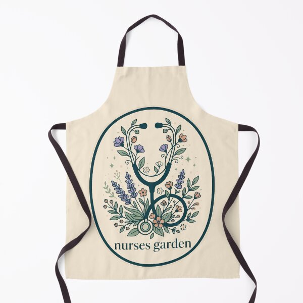 Item preview, Nurses Garden Retro Floral Stethoscope Nurse Gift Design designed and sold by Dantin.