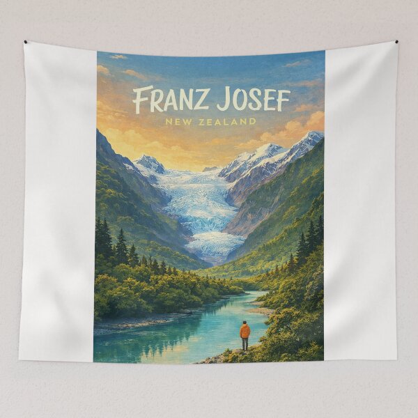 Item preview, Franz Josef Glacier Westland Tai Poutini National Park New Zealand designed and sold by Places On Earth.