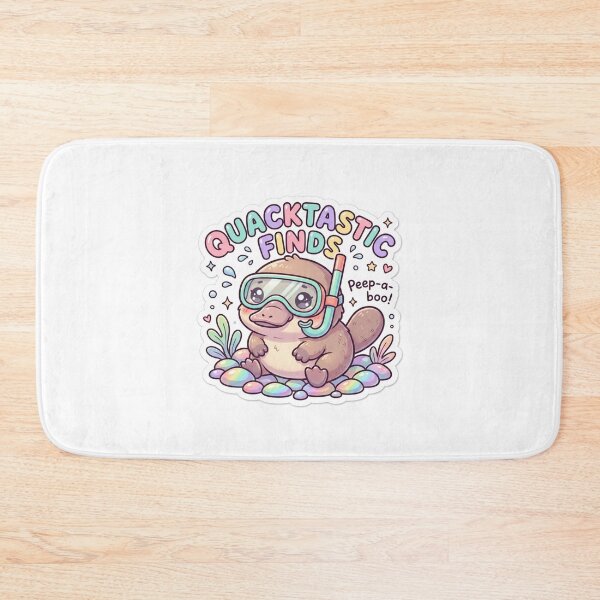 Item preview, Cute Kawaii Quacktastic Finds Platypus Sticker | Anime Style Peep-a-boo Snorkeling Chibi Art | Summer Sticker designed and sold by Chipkooo.