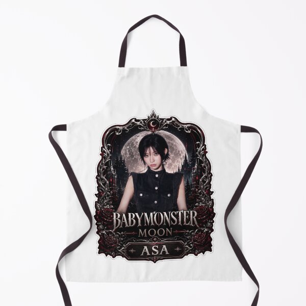 Item preview, BABYMONSTER Asa Vampire Rap Queen Blood Moon Fan Art designed and sold by Valereekmerch.