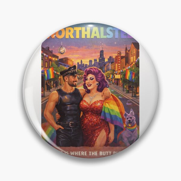 Item preview, Northalsted Chicago Illinois LGBTQ Landmark District designed and sold by Places On Earth.