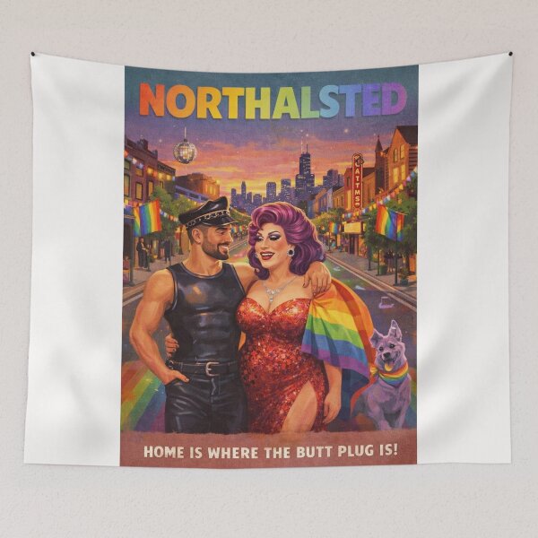 Item preview, Northalsted Chicago Illinois LGBTQ Landmark District designed and sold by Places On Earth.