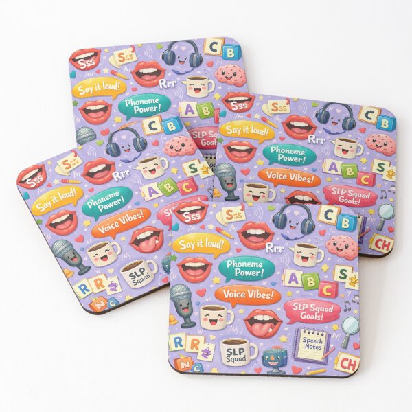Item preview, Speech Therapist Pattern – Phoneme Playground designed and sold by Shadowframe Studios.