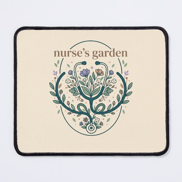 Item preview, Nurses Garden Vintage Botanical Stethoscope Nurse Gift Design designed and sold by Dantin.