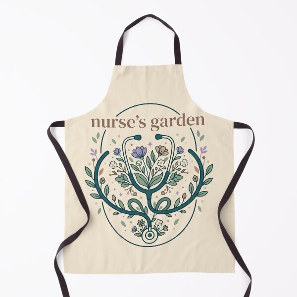 Item preview, Nurses Garden Vintage Botanical Stethoscope Nurse Gift Design designed and sold by Dantin.