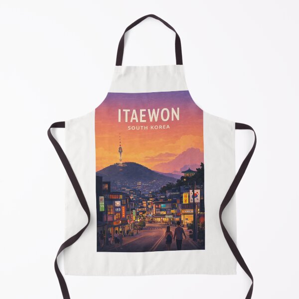 Item preview, Itaewon Seoul South Korea Namsan Tower Evening Skyline designed and sold by Places On Earth.