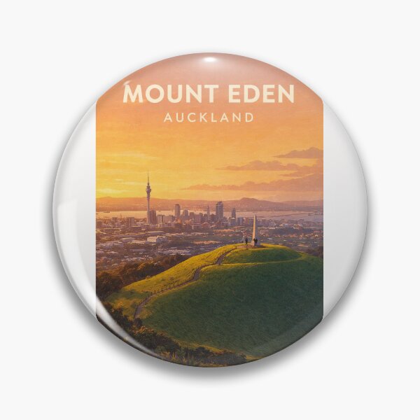 Item preview, Mount Eden Auckland Skyline and Maungawhau New Zealand designed and sold by Places On Earth.