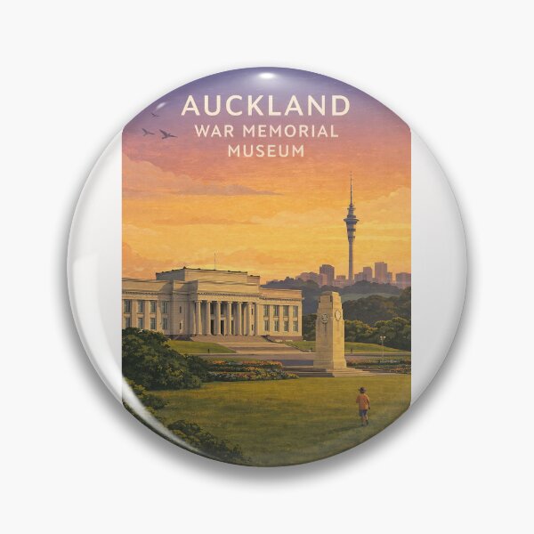 Item preview, Auckland War Memorial Museum, Auckland Domain and Sky Tower New Zealand Landmark designed and sold by Places On Earth.