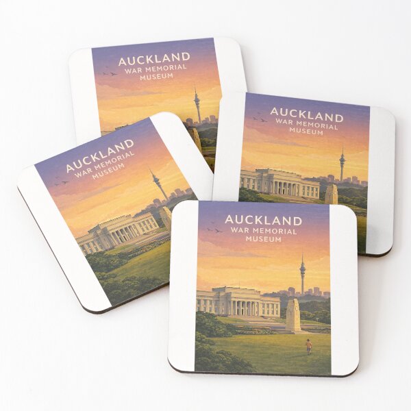 Item preview, Auckland War Memorial Museum, Auckland Domain and Sky Tower New Zealand Landmark designed and sold by Places On Earth.