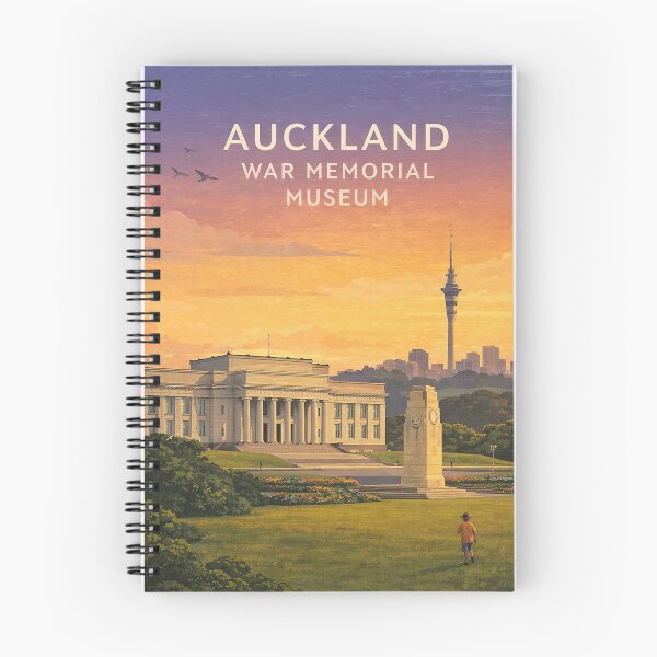 Item preview, Auckland War Memorial Museum, Auckland Domain and Sky Tower New Zealand Landmark designed and sold by Places On Earth.