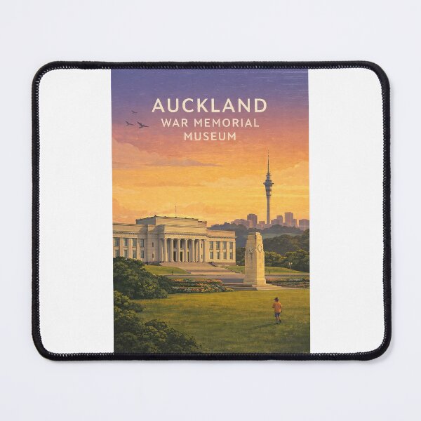 Item preview, Auckland War Memorial Museum, Auckland Domain and Sky Tower New Zealand Landmark designed and sold by Places On Earth.