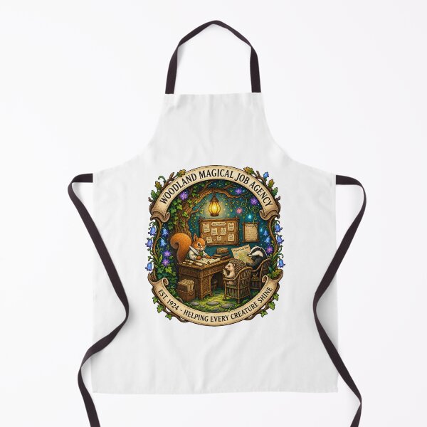 Item preview, Woodland Magical Job Agency | Fantasy Employment Office | Enchanted Career Center | Woodland Animals | Storybook Fantasy | Cottagecore designed and sold by MrDev.