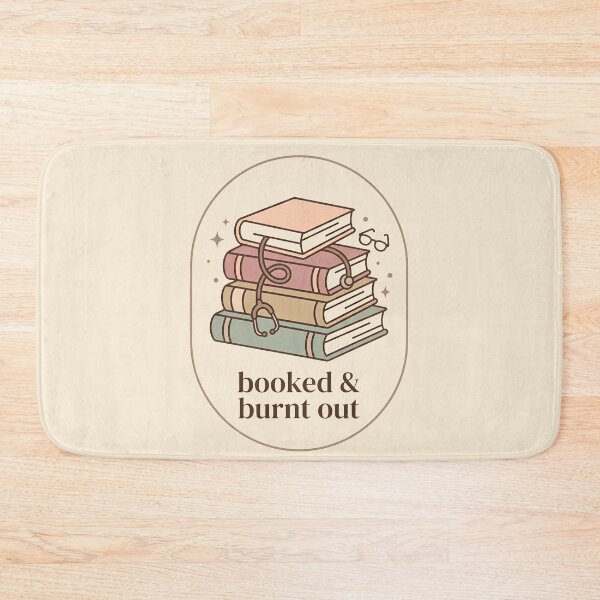 Item preview, Booked and Burnt Out Funny Retro Student Nurse Gift Design designed and sold by Dantin.