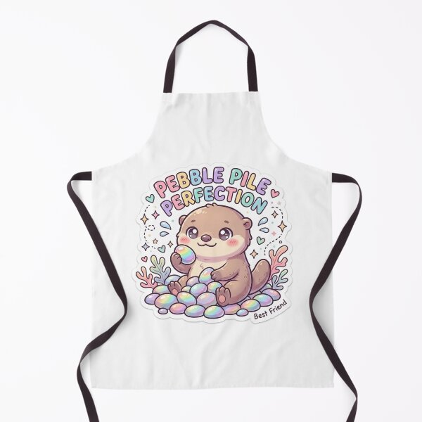 Item preview, Cute Kawaii Pebble Pile Perfection Otter Sticker | Anime Style Best Friend Shibi Sea Otter Art | Ocean Sticker designed and sold by Chipkooo.