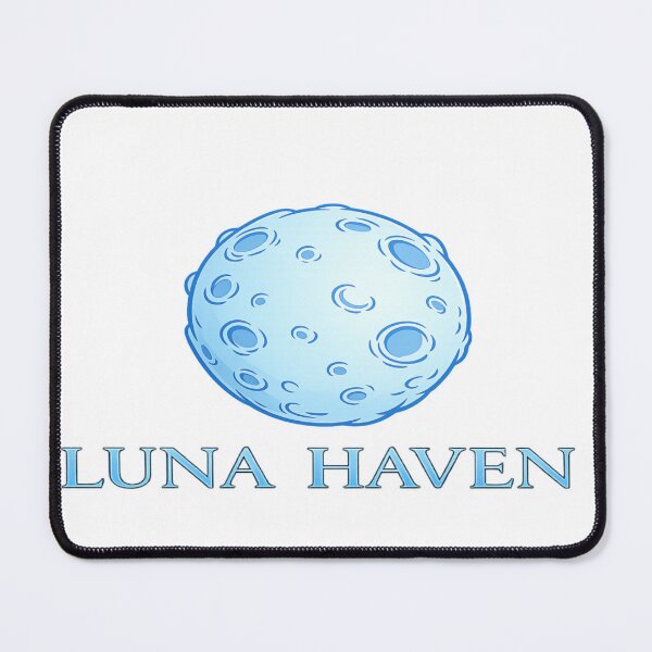 Item preview, Blue Moon Minimalist Back Print | Luna Haven Celestial Space Shirt designed and sold by Luna Haven.