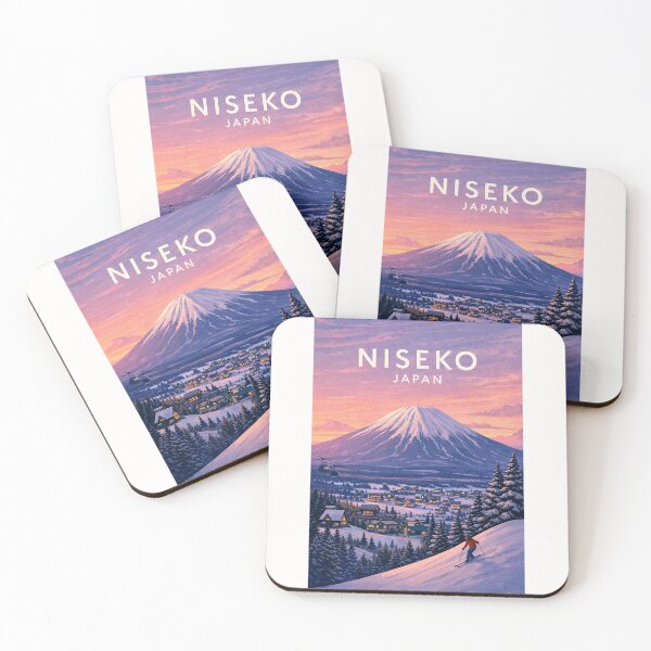 Item preview, Niseko Ski Resort and Mount Yotei Hokkaido Japan designed and sold by Places On Earth.