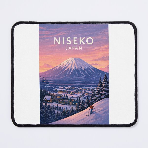 Item preview, Niseko Ski Resort and Mount Yotei Hokkaido Japan designed and sold by Places On Earth.