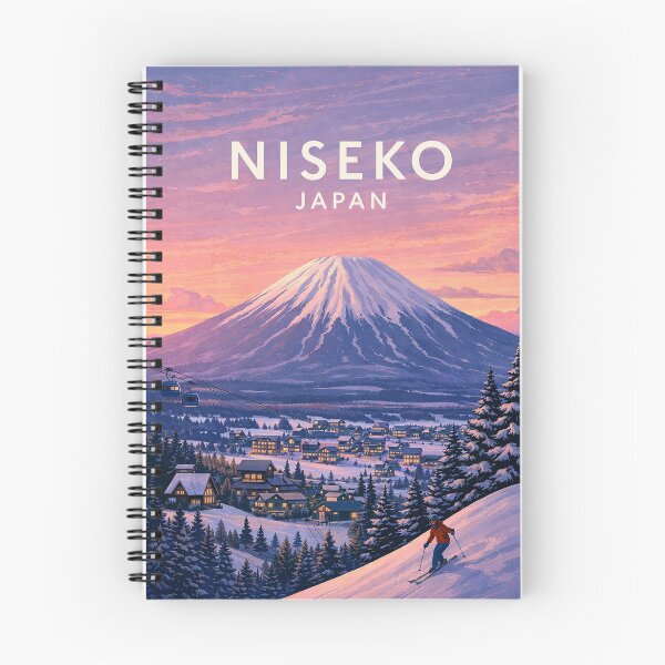 Item preview, Niseko Ski Resort and Mount Yotei Hokkaido Japan designed and sold by Places On Earth.