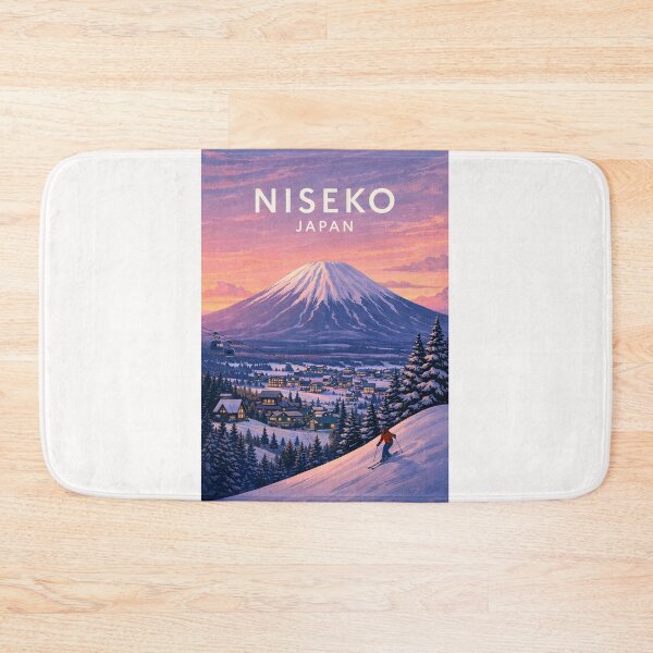 Item preview, Niseko Ski Resort and Mount Yotei Hokkaido Japan designed and sold by Places On Earth.