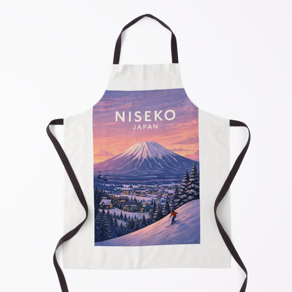 Item preview, Niseko Ski Resort and Mount Yotei Hokkaido Japan designed and sold by Places On Earth.